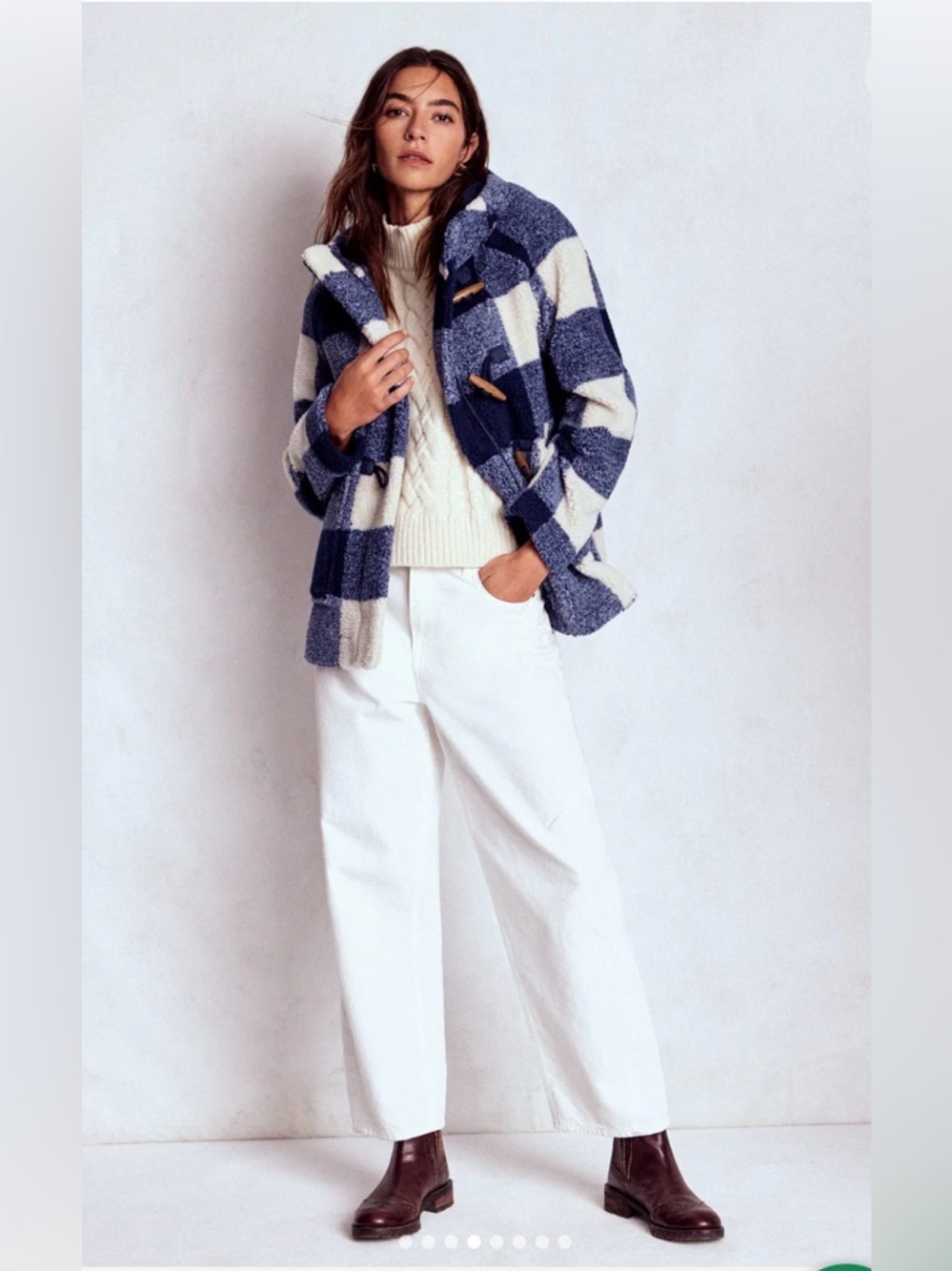 NEW! BODEN Borg Duffle Coat - Picture 2 of 16